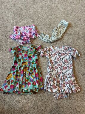 Milk + Coco and Bamboo 6-12 month girls bubdle
